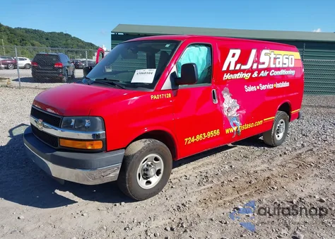 2016 Chevrolet Express 2500 Work Van from USA, damaged, VIN 1GCWGAFF0G1196307